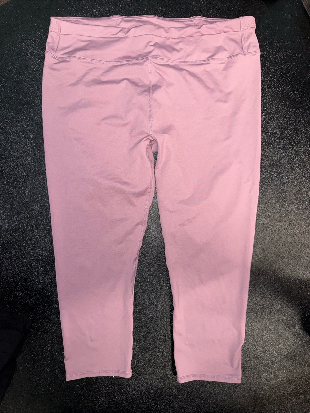Fabletics Dusty Pink Crop Leggings Balletcore Soft Girl Size XXL
